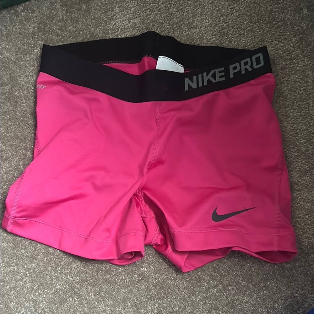 Nike Pro Pink Athletic Shorts